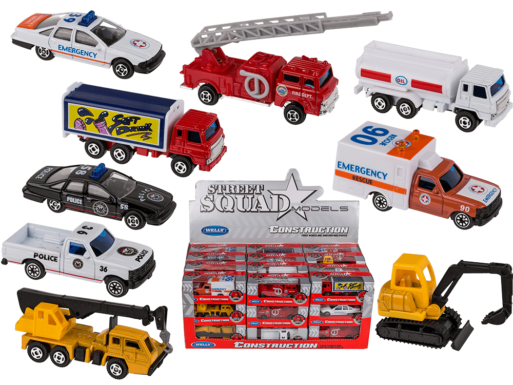 Model car, operational vehicle,