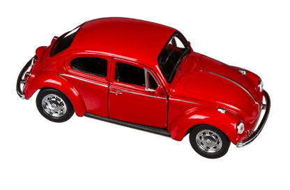 Model car with pull back, VW Beetle 1960,