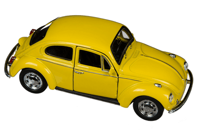 Model car with pull back, VW Beetle 1960,