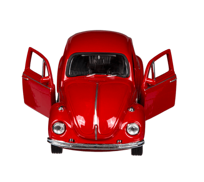 Model car with pull back, VW Beetle 1960,