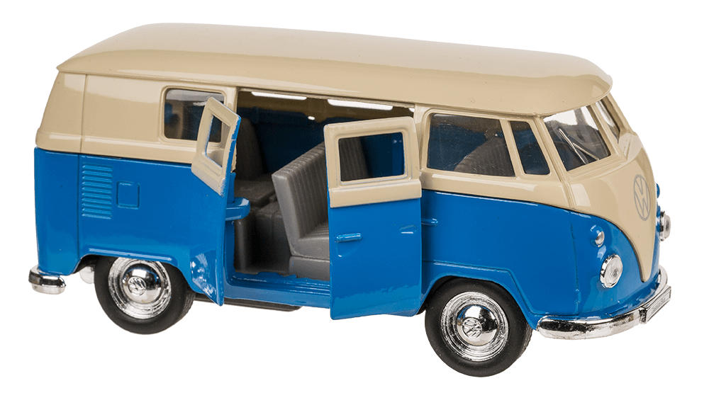 Model car with pull back, VW T1 Bus 1963,