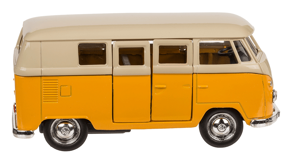 Model car with pull back, VW T1 Bus 1963,