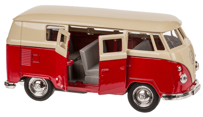 Model car with pull back, VW T1 Bus 1963,