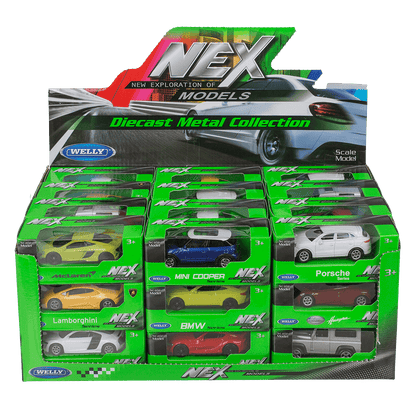 Metal model car, with plastic,