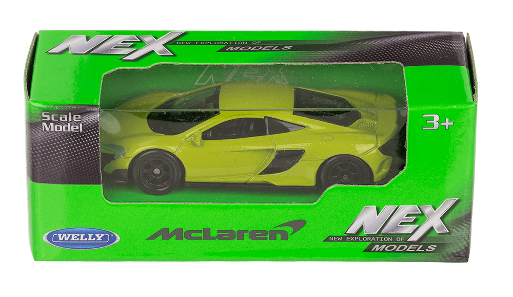 Metal model car, with plastic,