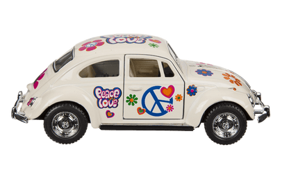 Metal model car with pull back,