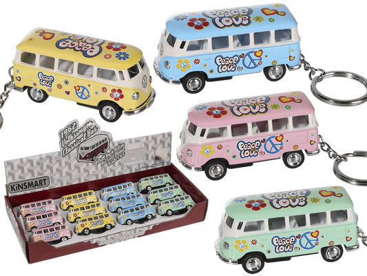 Keychain, model car with pull back,