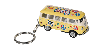 Keychain, model car with pull back,