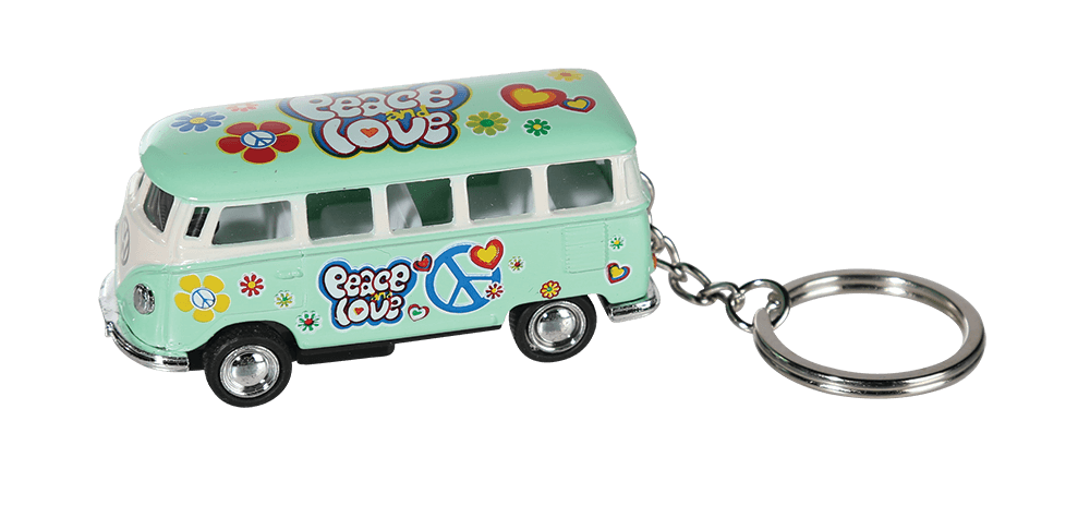 Keychain, model car with pull back,