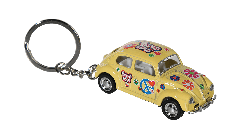 Keychain, model car with pull back,
