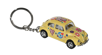 Keychain, model car with pull back,
