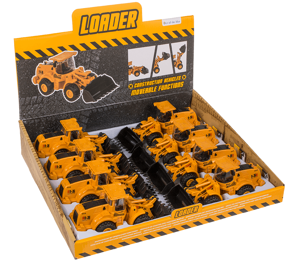 Construction Vehicle, Loader, approx. 17,8 cm,