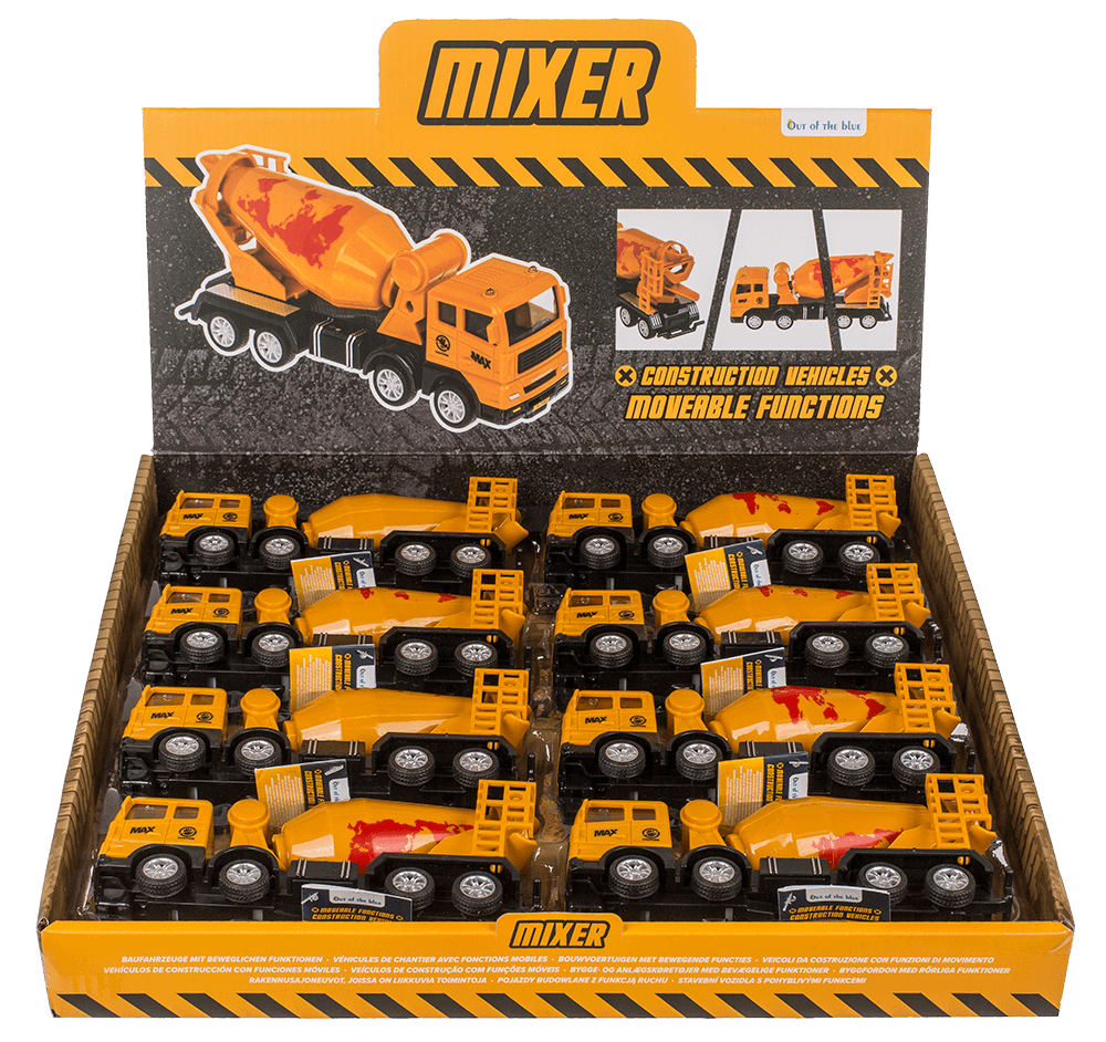 Construction Vehicle, Mixer, approx. 16,5 cm,