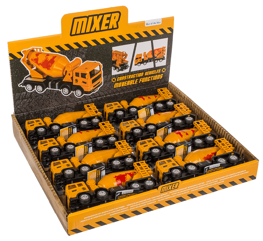 Construction Vehicle, Mixer, approx. 16,5 cm,