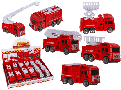 Fire Engines, with friction movement & moveable