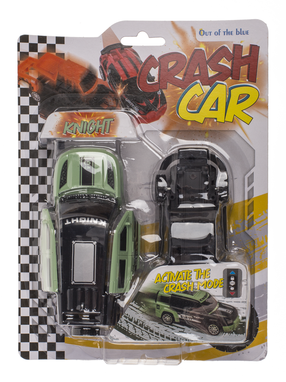 Burst car with pull back, 12,6 cm,