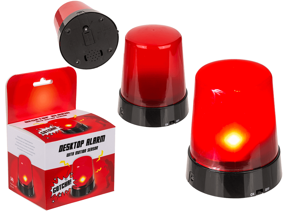 Desktop Alarm with motion sensor, ca. 10,5 cm,
