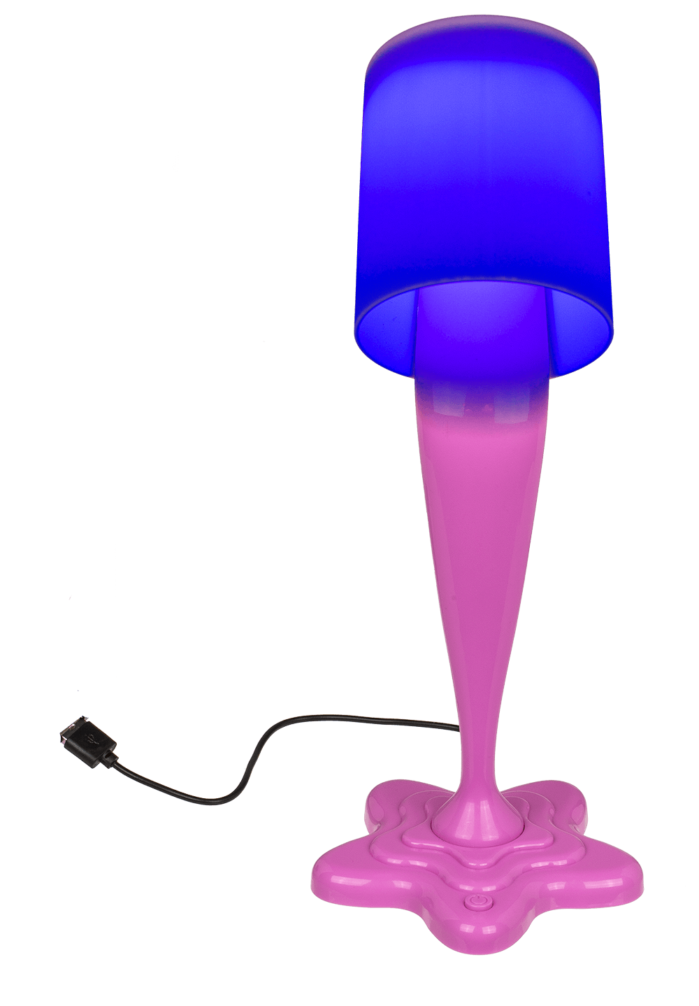 Spilt Paint Desktop Lamp, neon pink,