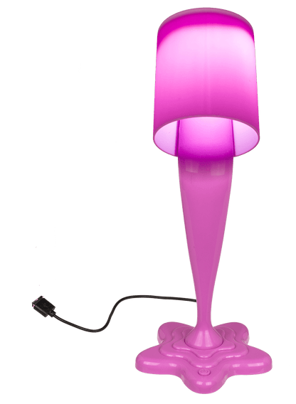 Spilt Paint Desktop Lamp, neon pink,