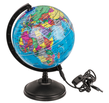 Lamp with LED, Globe,