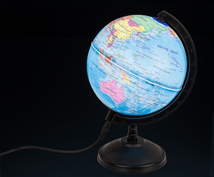 Lamp with LED, Globe,