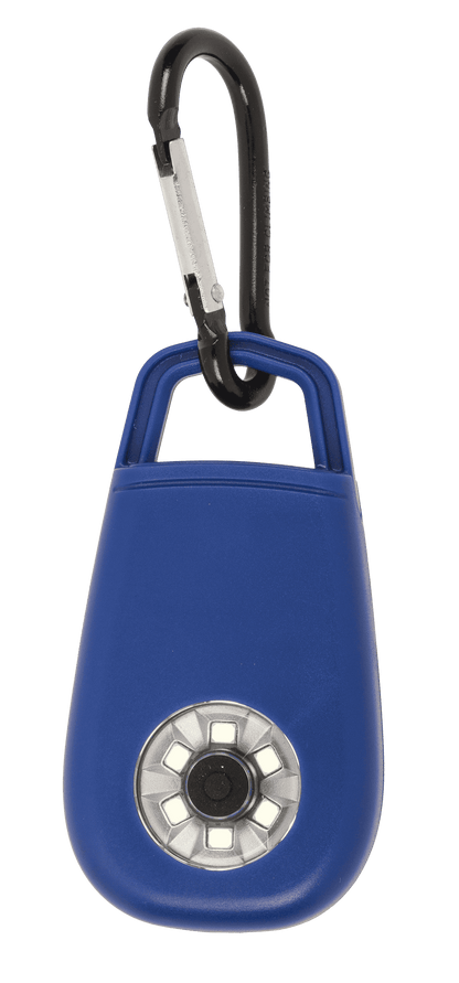 Pocket alarm with LED & snap hook,