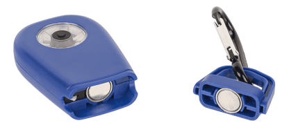 Pocket alarm with LED & snap hook,