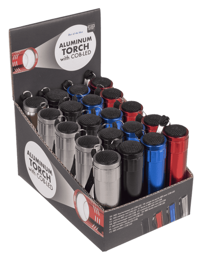 Alu  torch with COB-LED, CA: 8,5 cm,