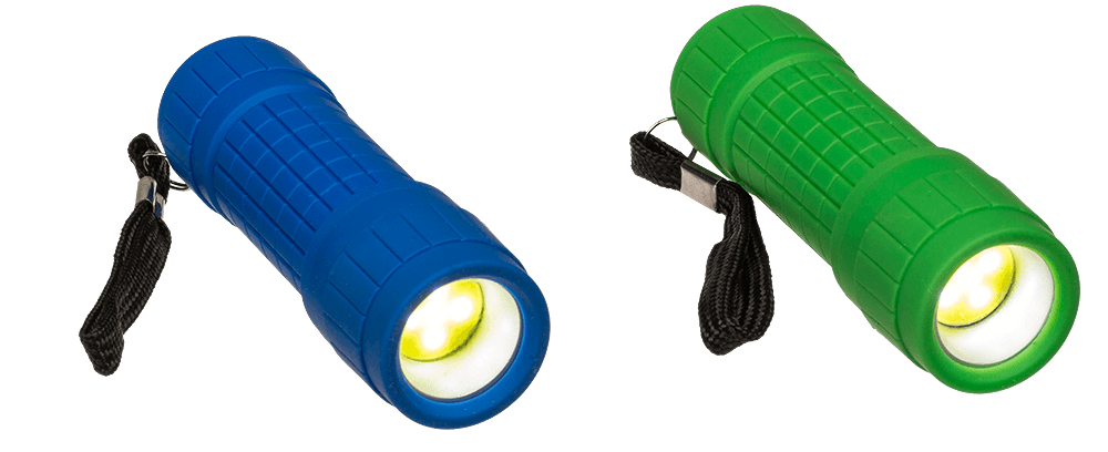 ABS  torch with COB-LED, ca 10 cm,