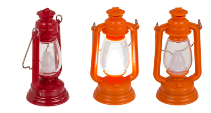 Mini LED storm lantern, 9 x 4 cm,