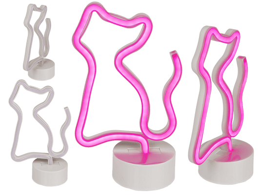 Neon Lamp, Cat,  25 x 15 cm,