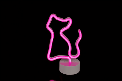 Neon Lamp, Cat,  25 x 15 cm,