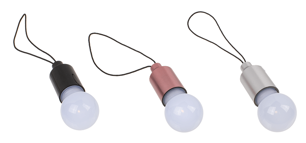 Mini LED pushing lamp, ca. 5 cm, 3 colours ass.,