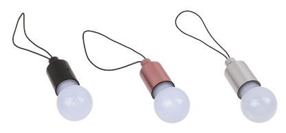 Mini LED pushing lamp, ca. 5 cm, 3 colours ass.,