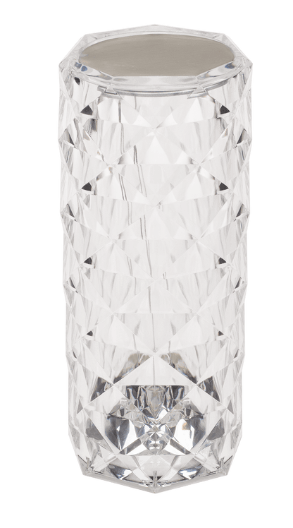 Crystal Lamp, ca. 21 x 9 cm, with colour changing