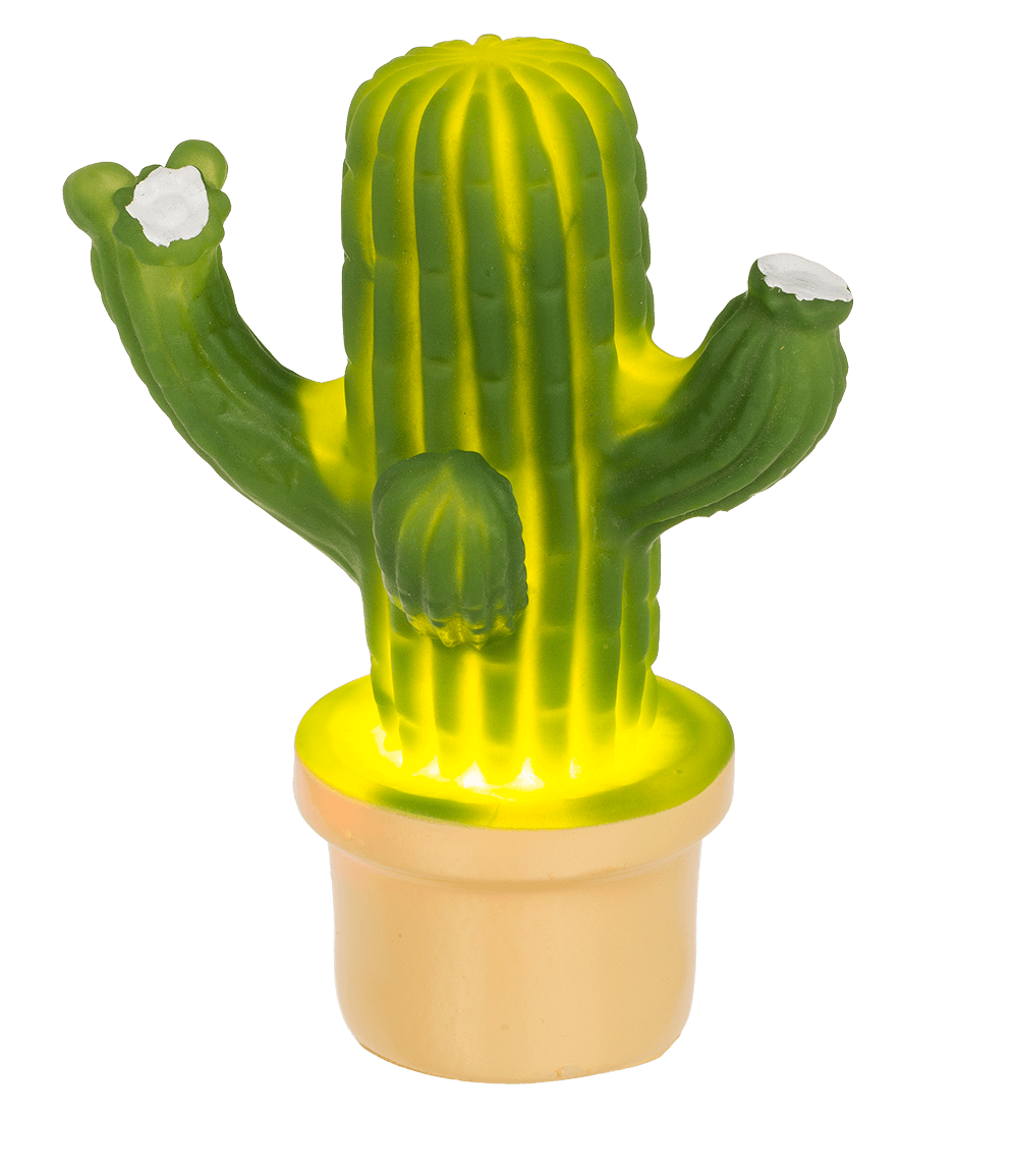 LED Mood lamp, Cactus, 8 x 12 cm,