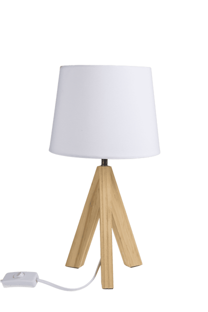Wooden table lamp I,