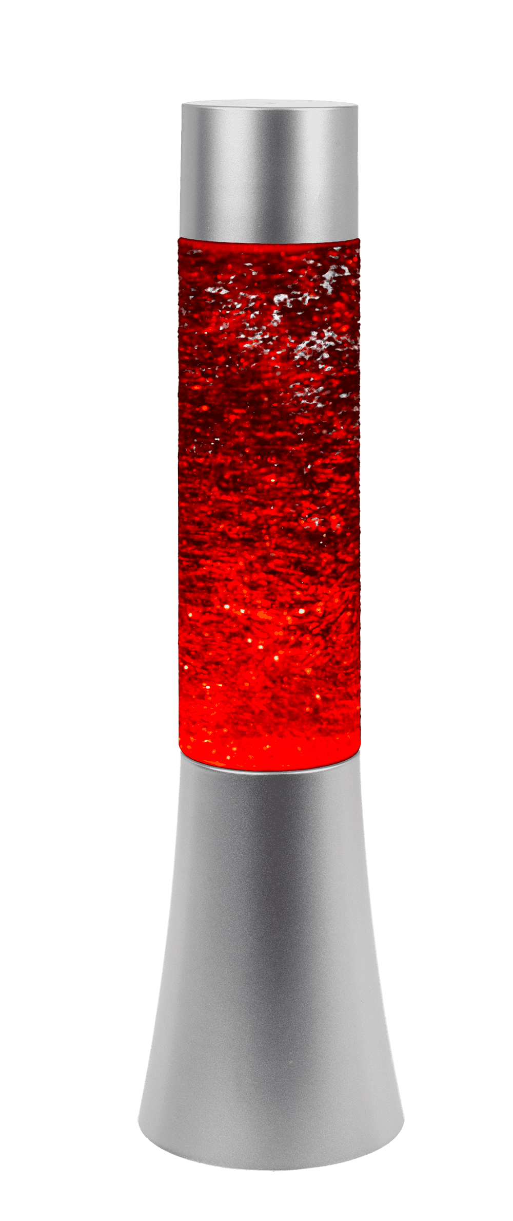 Glitter lamp with colour changing LED,