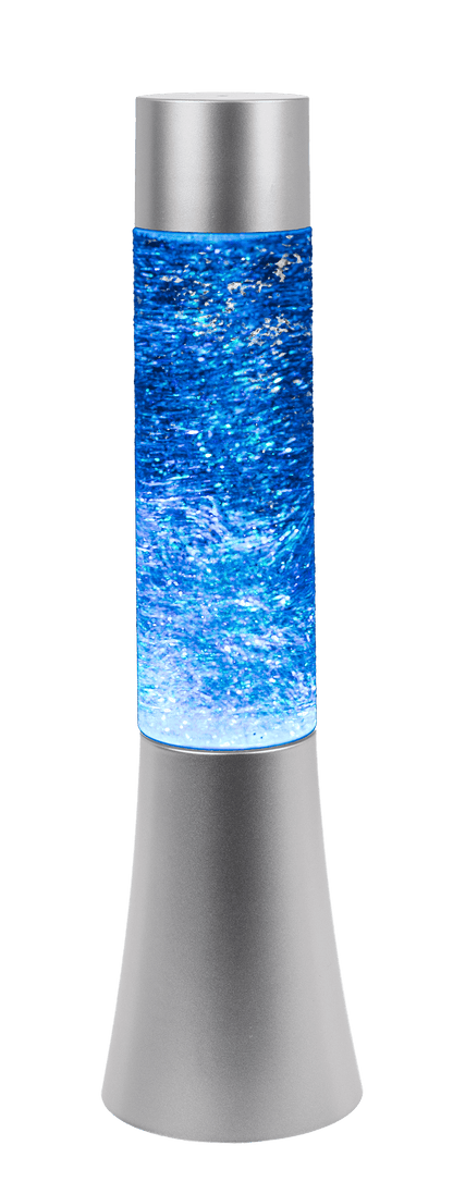 Glitter lamp with colour changing LED,