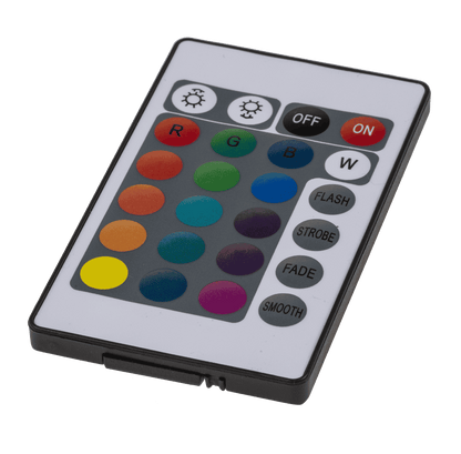 Crystal light, with colour-changing LED,