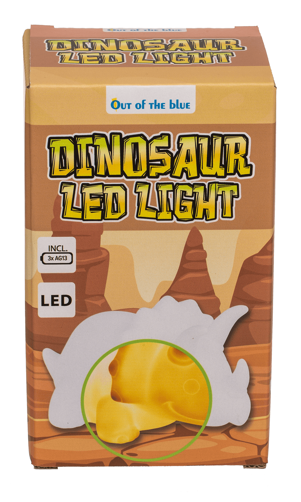Light, Dinosaur with LED (incl.3 KZ AG13 battery)