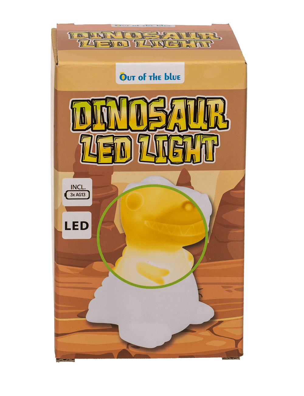 Light, Dinosaur with LED (incl.3 KZ AG13 battery)