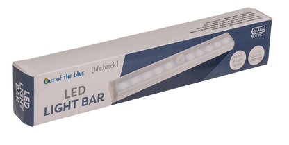 LED Light Bar, with motion & light sensor,