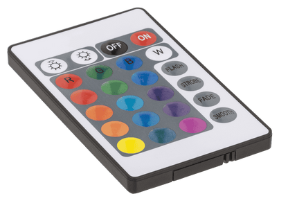 Rotating sand picture, with colour-changing LED