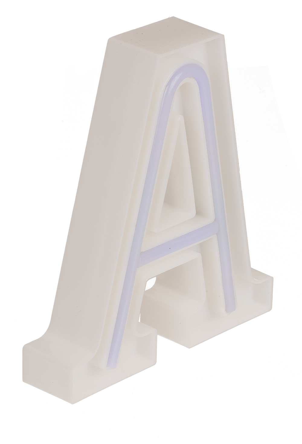 Neon Light Letter, A,  Height: 16 cm, for