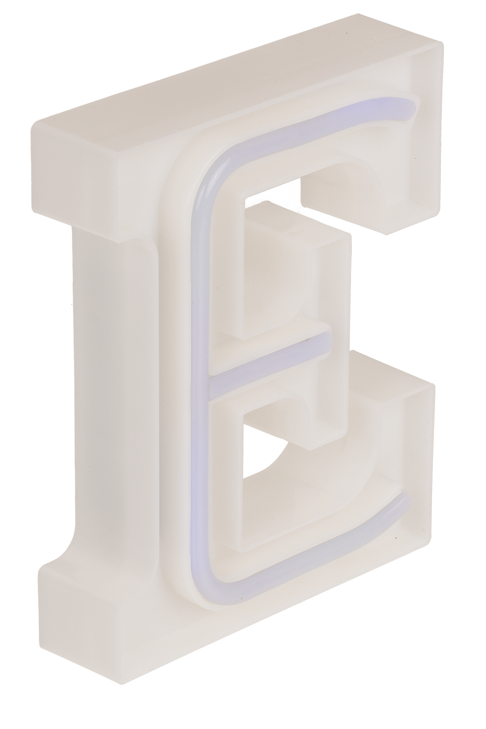 Neon Light Letter, E,  Height: 16 cm, for