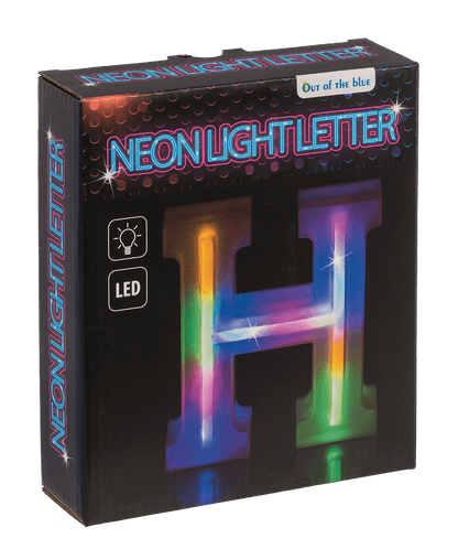 Neon Light Letter; H, Height: 16 cm, for