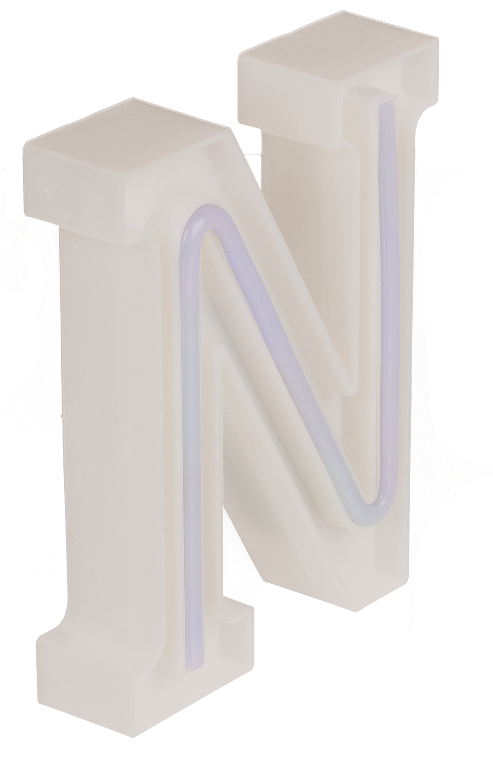 Neon Light Letter, N, Height: 16 cm, for