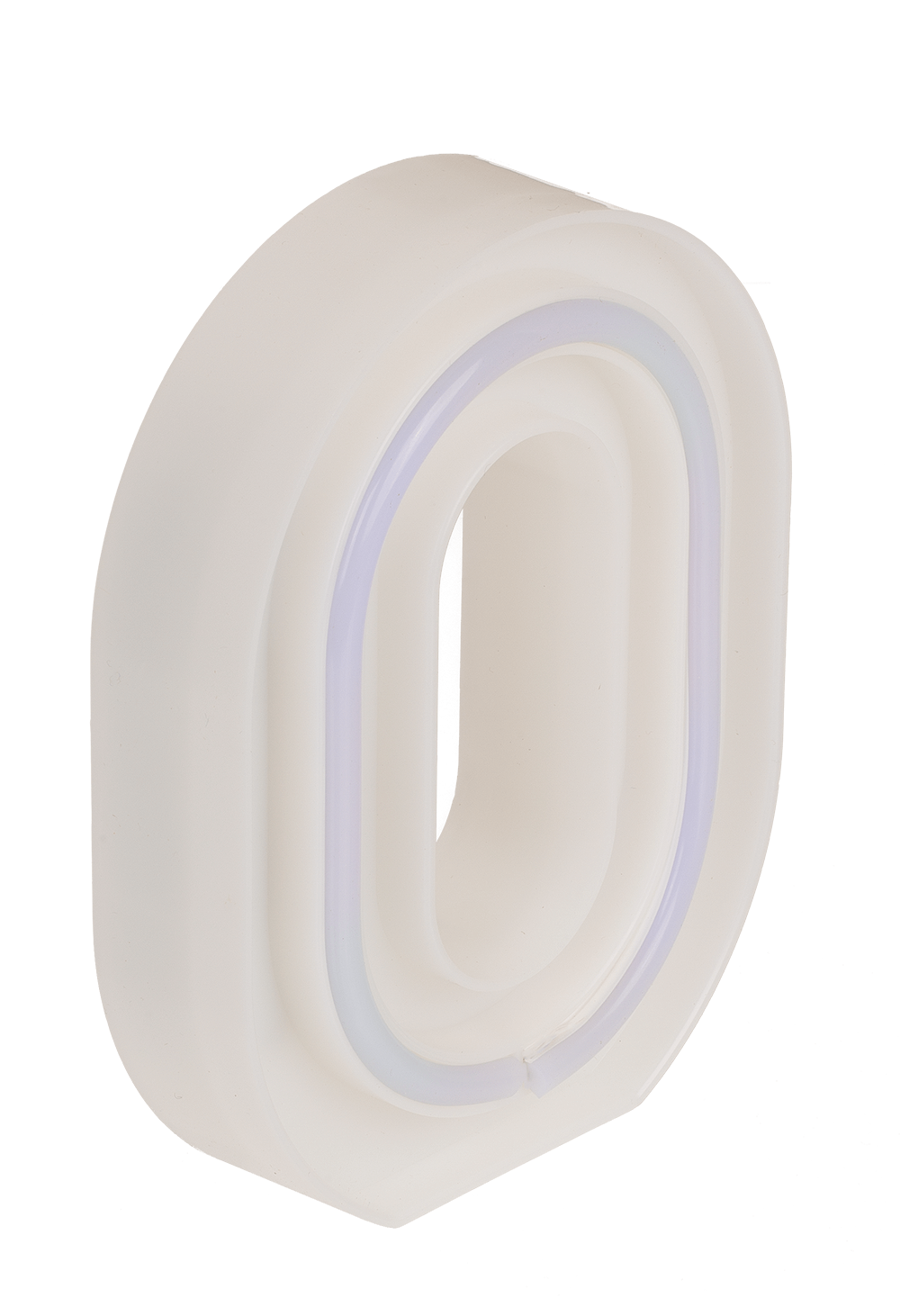 Neon Light Letter, O, Height: 16 cm, for