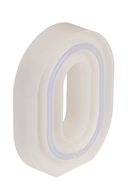 Neon Light Letter, O, Height: 16 cm, for